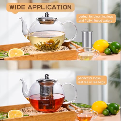 Glass Teapot Zpose 40oz