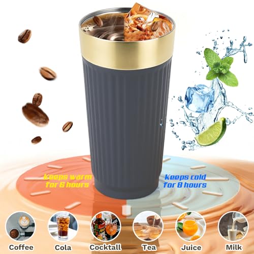 Vacuum Insulated Stainless Steel Travel Coffee Mug