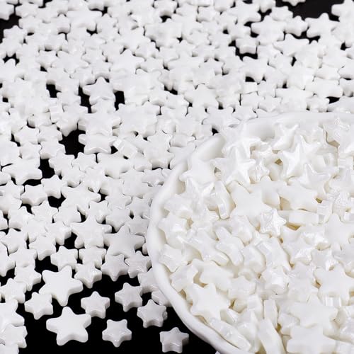 White Star Sprinkles for Cake Decorating (4.6 Ounce)