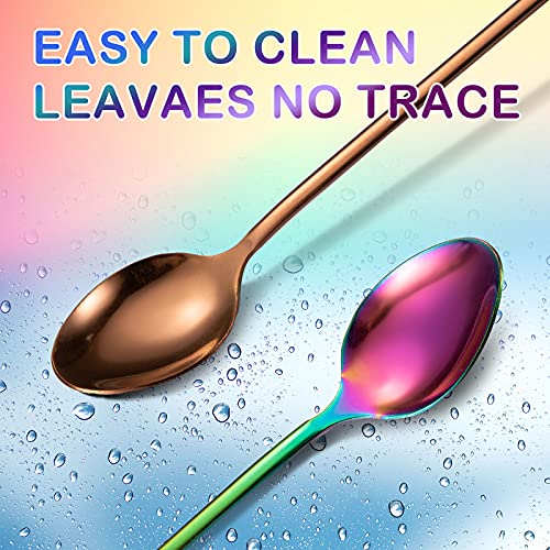 8 Pcs Long Handle Tea Spoon (8 Count)