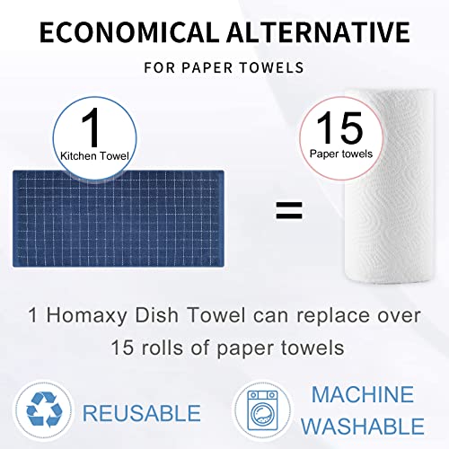 100% Cotton Terry Kitchen Towels (4 Count)