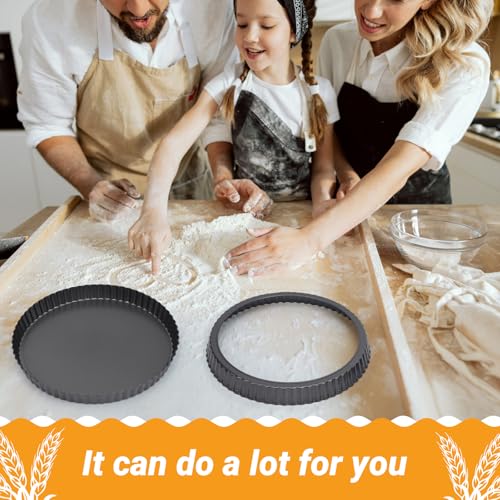Tart Pan 10 Inch with Removable Bottom
