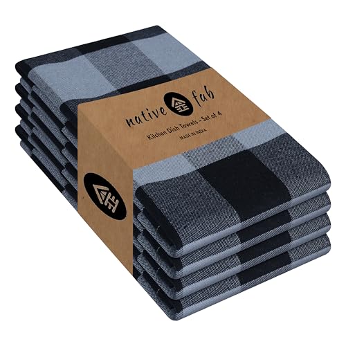 Buffalo Check Kitchen Dish Towels (4 Count)