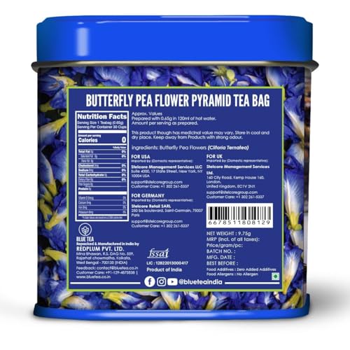 Butterfly Pea Flower Tea (30 Count)