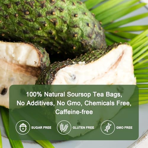 Organic Soursop Leaf Tea Bags (30 Count)