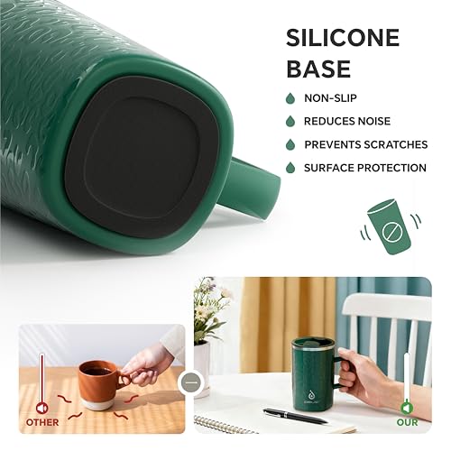 16 oz Insulated Coffee Mug with Lid and Handle