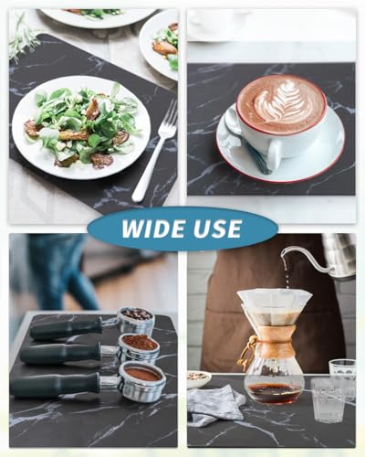 Coffee Mat Hide Stain Rubber Backed Absorbent Dish Drying Mat for Kitchen Counter