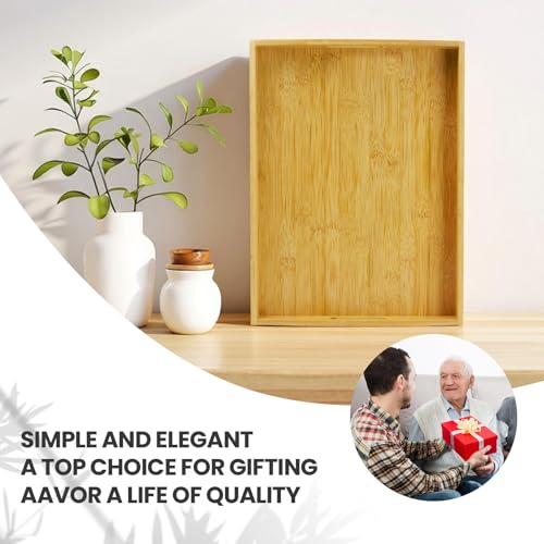 Bamboo Serving Tray Set of 4 (4 Count)