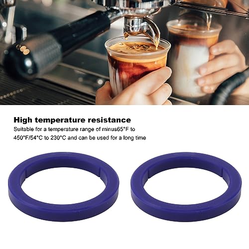 2PCS Silicone E61 Group Gasket Brew Head Sealing Ring 7.3cm Diameter 8.5mm Thickness Leak Prevention Easy Installation Wide Compatibility