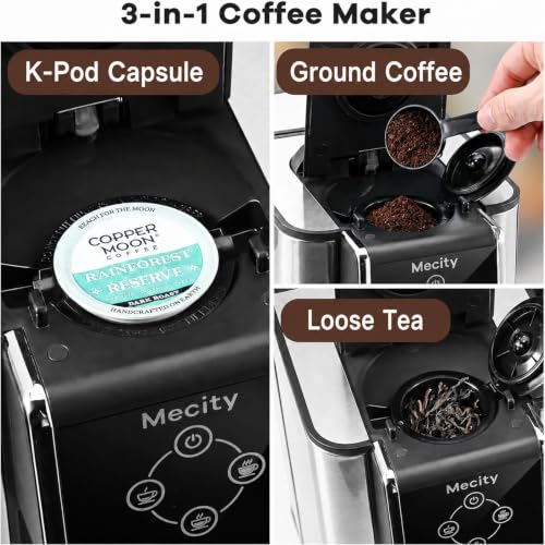 Coffee Maker 3 in 1 Single Serve Coffee Machine