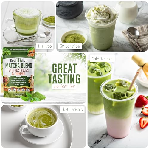 Mushroom Matcha Powder (6.35 Ounce)