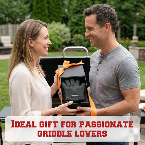 Silicone Griddle Grill Gloves Heat Resistant Oven Mitts