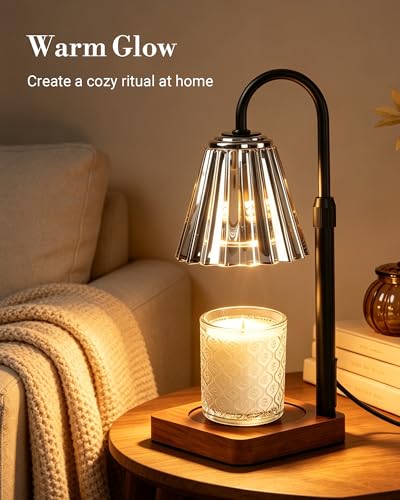 Vintage Candle Warmer Lamp with Timer Dimmer