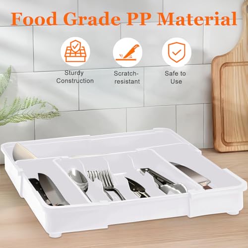 Adjustable Silverware Drawer Organizer