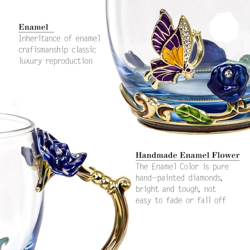 Tea Cup Glass Coffee Mugs (34.99 Count)