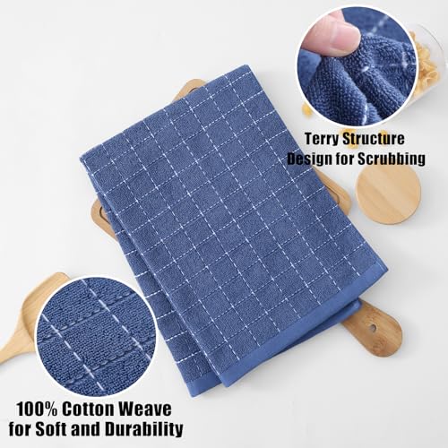 100% Cotton Terry Kitchen Towels (4 Count)