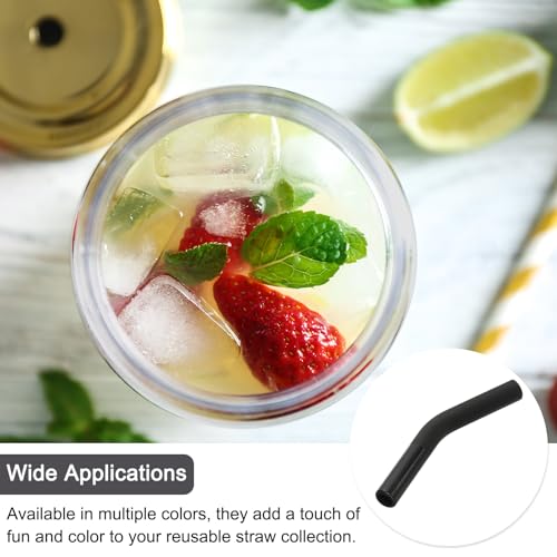 6Pcs Silicone Straw Tips (6 Count)