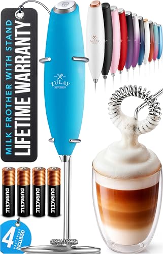 Powerful Milk Frother Wand With Duracell Batteries