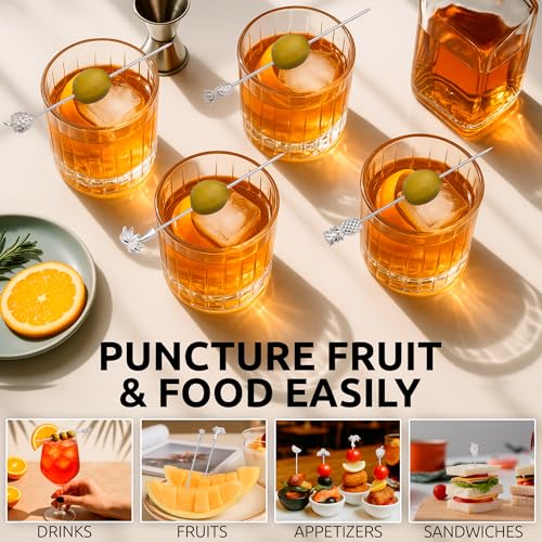 Fruit Shape Cocktail Picks Set of 8 (8 Count)
