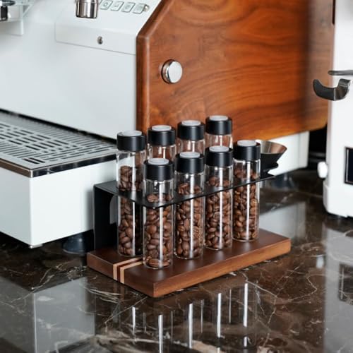 Coffee Bean Storage Tubes Single Dose Coffee Bean Cellars 8 Pcs with One (8 Count)
