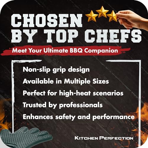 Silicone Smoker BBQ Gloves