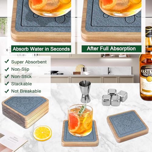 Square Coasters for Drinks