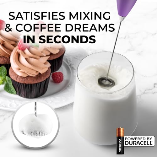 Zulay Powerful Milk Frother for Coffee with Upgraded Titanium Motor