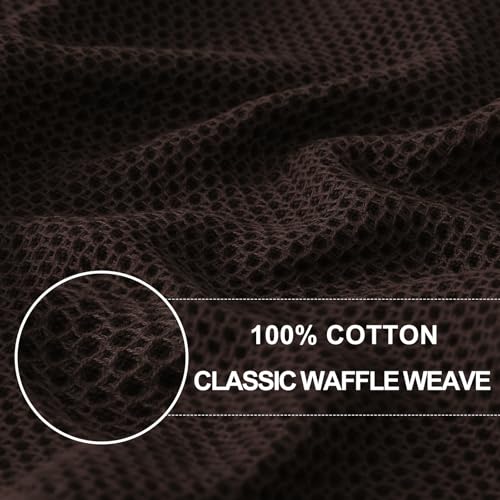 100% Cotton Waffle Weave Kitchen Dish Cloths 12 (12 Count)