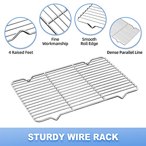 Baking Sheet with Wire Rack Set