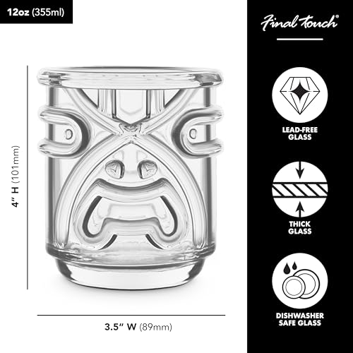 Tiki Cocktail Glasses (4 Count)