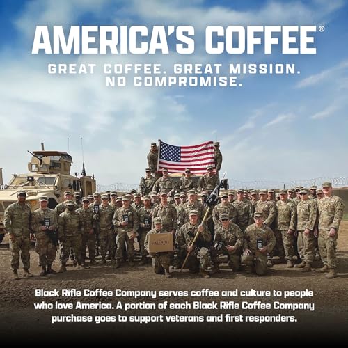 Black Rifle Coffee Dark Roast Ground Coffee Tactisquatch 18 oz (18 Ounce)