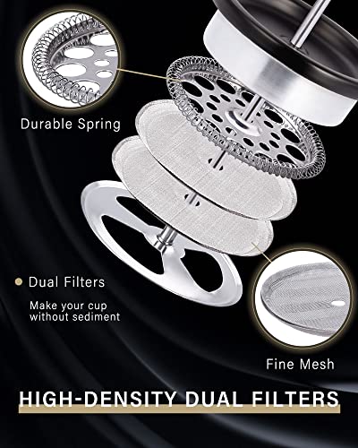 POLIVIAR French Press Coffee Maker