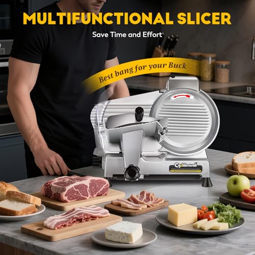 Meat Slicer Machine with Teflon Non