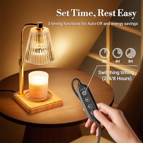 Candle Warmer Lamp with Timer Birthday Gifts for Women Home Decor