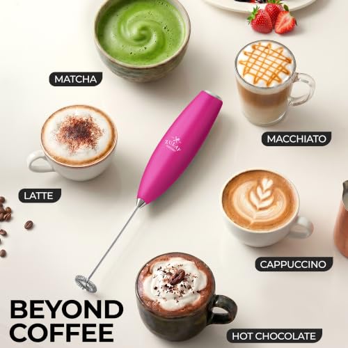 Zulay Powerful Milk Frother for Coffee with Upgraded Titanium Motor