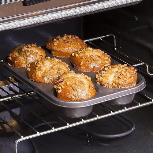 2 Packs Nonstick Round Muffin Baking Pan Tin