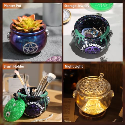 LET’S Resin Witch Cauldron Resin Mold