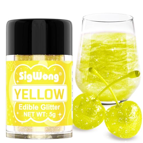 Yellow Edible Glitter