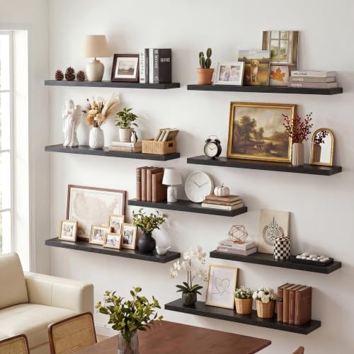 10 Inch Deep Floating Shelves 40” Set of 2 (2 Count)