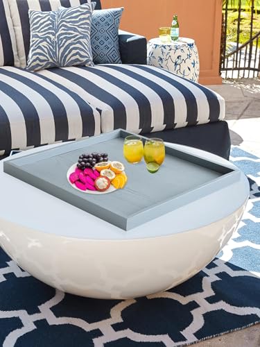 Square Ottoman Table Tray 24"