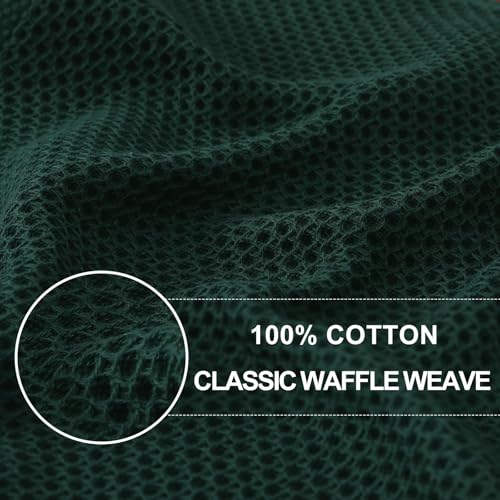 100% Cotton Waffle Weave Kitchen Dish Towels 24 (24 Count)