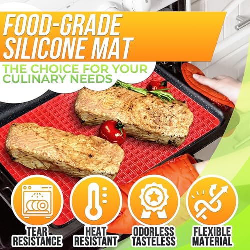 Red Silicone Baking Mat
