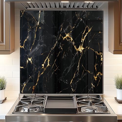Tempered Glass Backsplash Kitchen