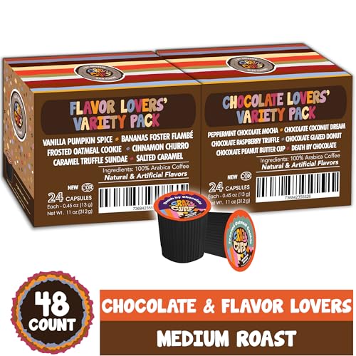 Flavored Coffee Pods Variety Pack (48 Count)