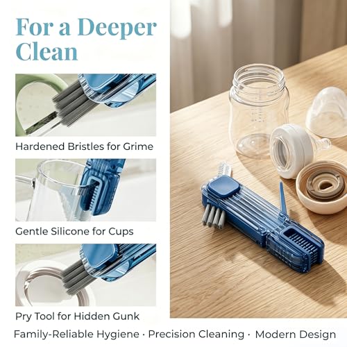 4 in 1 Cup Lid Gap Cleaning Brush