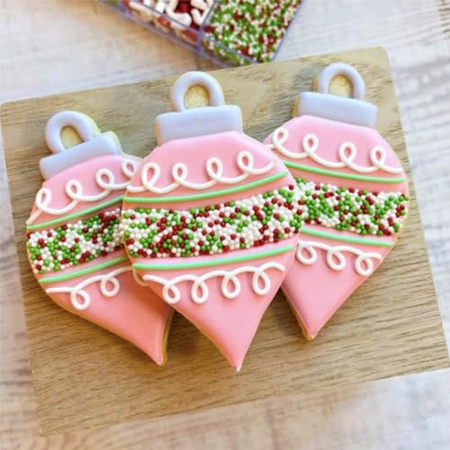 Christmas Ornament Cookie Cutters 8Pcs (8 Count)
