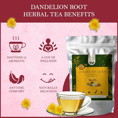 Tealeaf & Co. Dandelion Root Tea with Dried Dandelion Root Extract (7.055 Ounce)