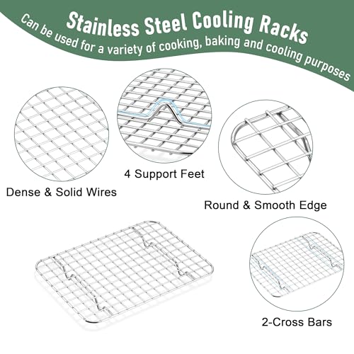 Toaster Oven Pan with Rack (2 Count)