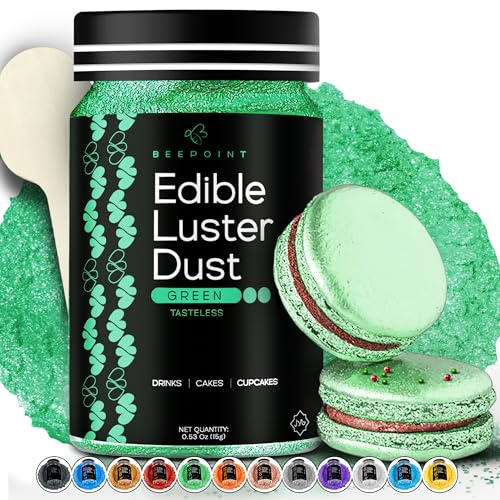 Green Edible Luster Dust 15g