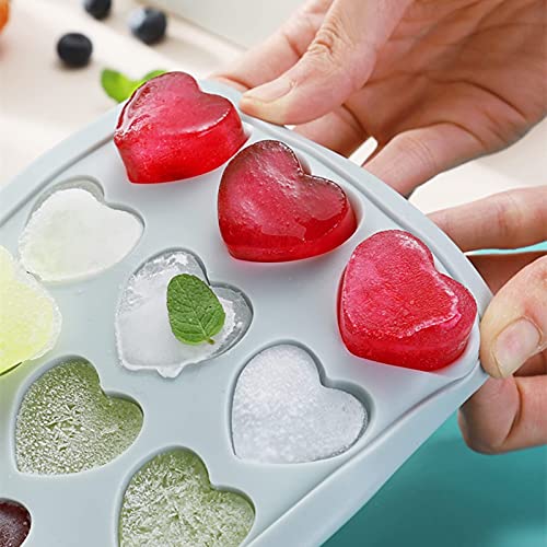 Heart Shaped Ice Cube Trays with Lid